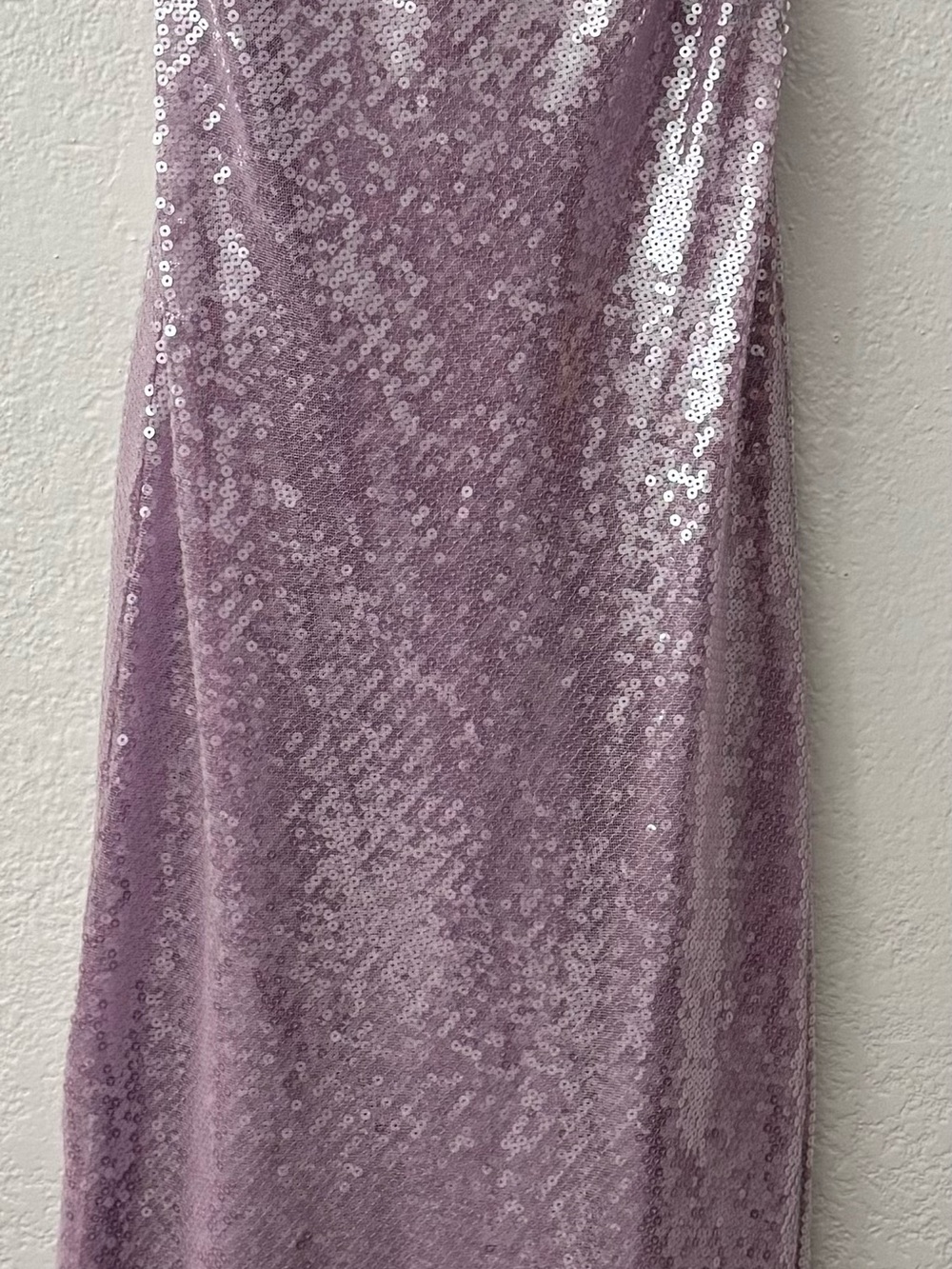 Sparkle Maxi Dress in Dusty Lavender - Women's Sequin Evening Gown